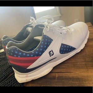 2020 Ryder Cup FootJoy Limited Edition Pro SL Wide Width Golf Cleats size 11.0